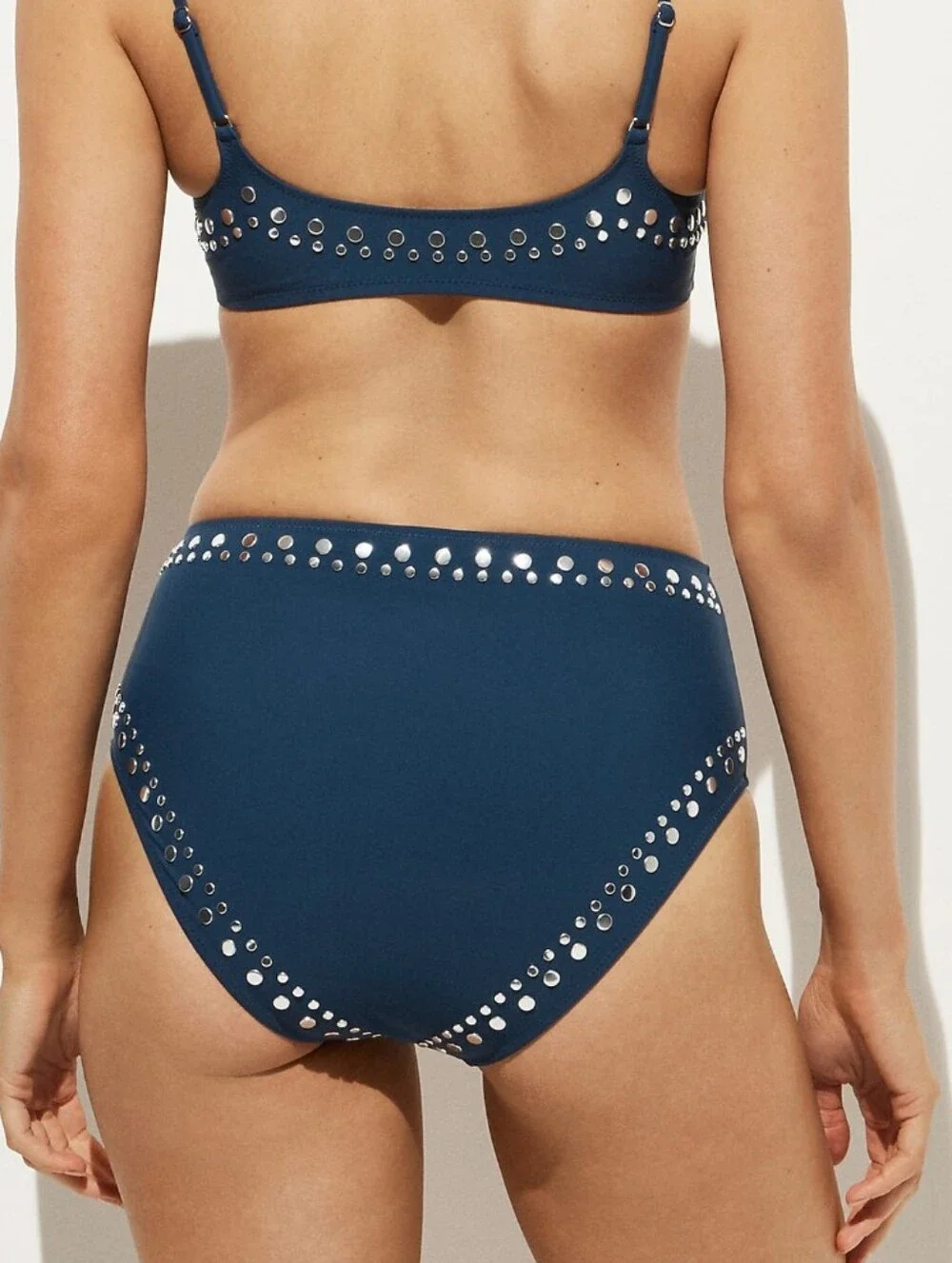 J Crew Hallie embellished bikini bottom CS521 Size XL NEW!